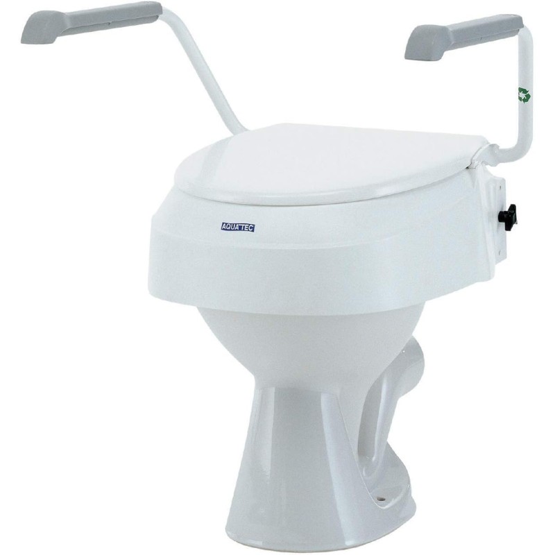 REHAUSSEUR WC TOILETTES AVEC ACCOUDOIRS - AQUATEC 900 INVACARE