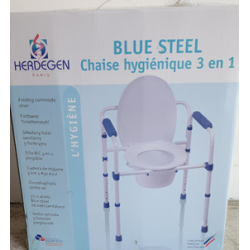 Chaise hygiénique WC Blue Steel Herdegen Recyclaides 2