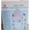 Chaise hygiénique WC Blue Steel Herdegen Recyclaides 2