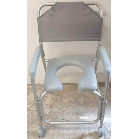 Chaise de douche percée, garde robe Mahina DRIVE avec roues