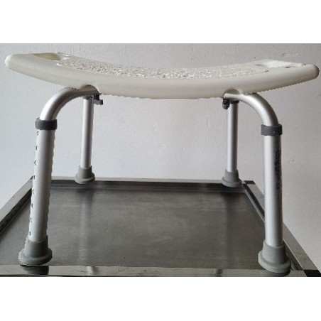 TABOURET DE DOUCHE BLANC LIFANTE